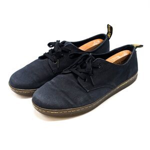 Doc Martens Callum Black Canvas Lace Up Airwair Sneakers AW004 Mens Size 10
